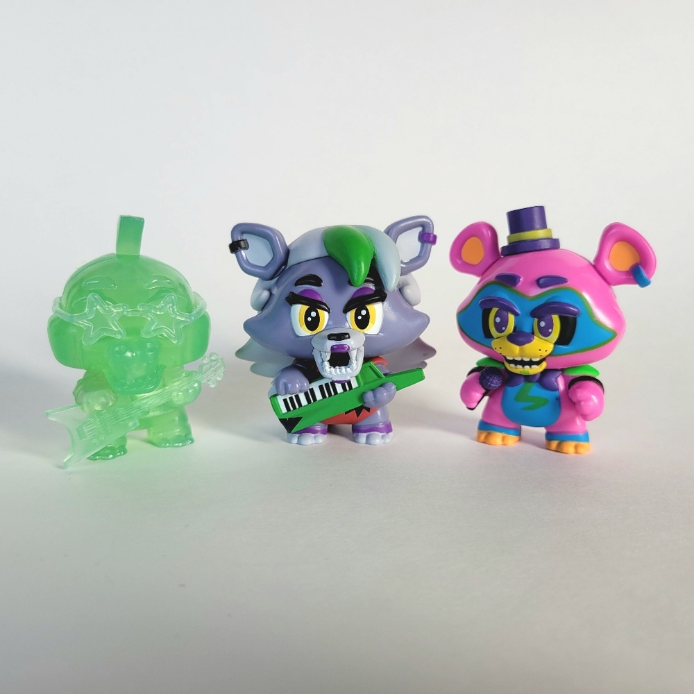 Funko Mystery Minis Lot FNAF Montgomery Gator Roxy Five Nights at Freddy's